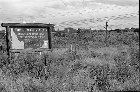 signage for distant trail decent, Boise