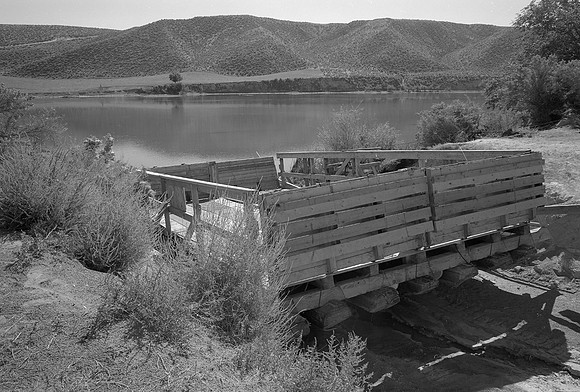 replica of Glens ferry at three island crossing