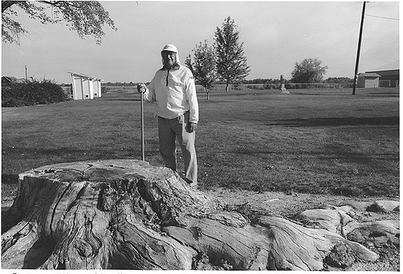 Frank, caretaker of Ward massacre site, Middleton,  Idaho, Canyon County Idaho