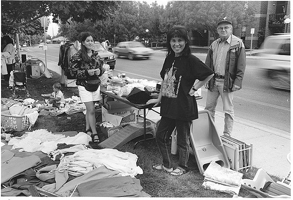 Garage  Sale on  main  trail  site through  Boise, Idaho