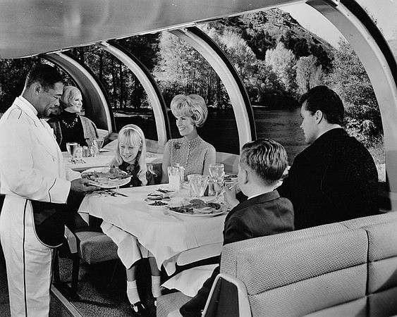 Dining  car, circa 1950's Wyoming  state  archives