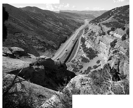 Echo  Canyon  form Mormon defensive breastwork location,  Summit  County,  Utah