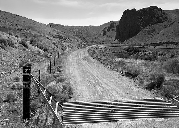 Original  road  bed,  Ten  Mile Canyon,  Nevada