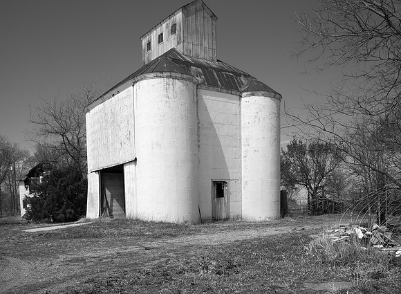 Former  corn storage building, near Rogers  Nebraska