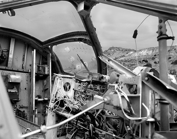 inside airplane
