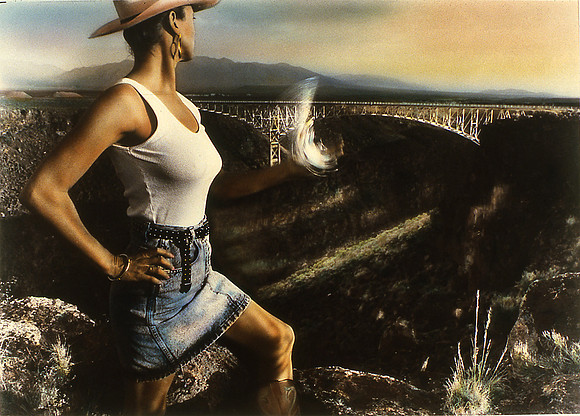 six gun spin at rio  grande gorge