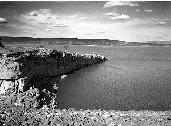 Trail site  through Heron Reservoir, NM