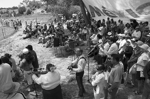 On trail, El Rancho de Las Golondrinas, Santa Fe, New Mexico