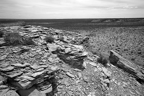 View of trailsite through Antelope Valley, south of Fredonia, Utah