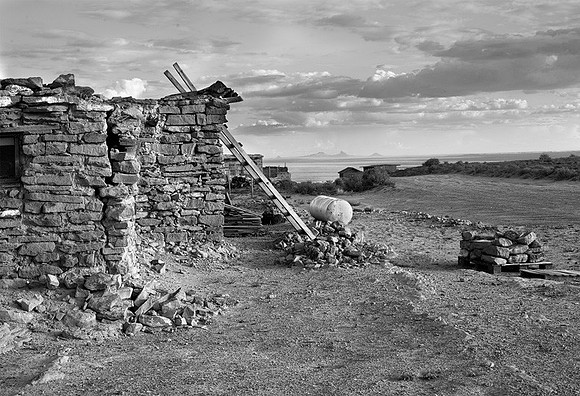 First Mesa looking south, Hopi reservation, Sichomovi, AZ