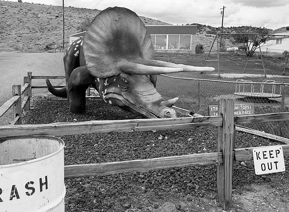 Sculpture  at Colorado Welcome Center, RT. 64 and 40, Dinosaur , CO