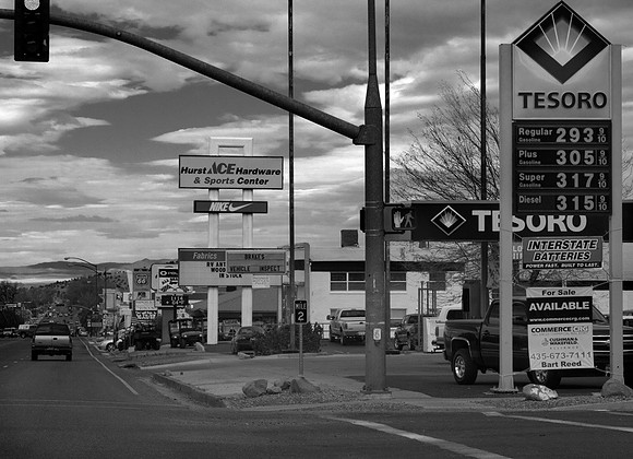 State road 130 through Cedar City, Utah
