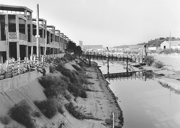 FLoyd River and abandined stockyards, Sioux City Iowa