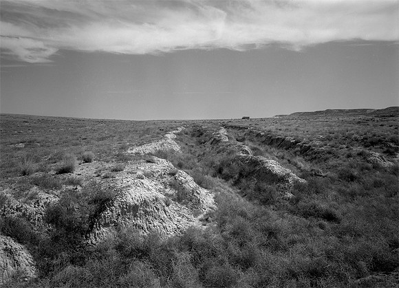 eroded ruts , south alternate trail , Idaho