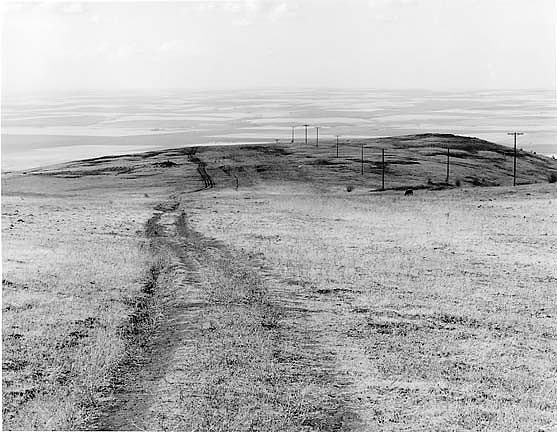 Trail descent  into Pendleton, Oregon