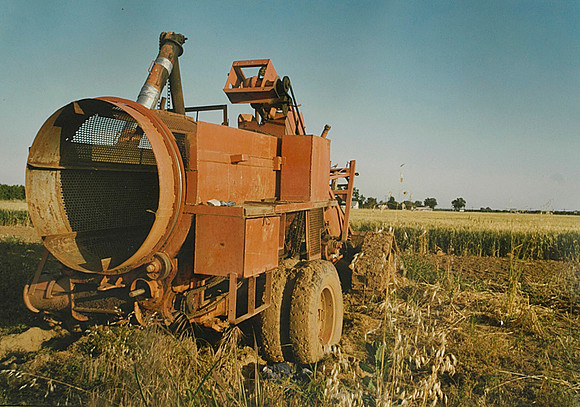 Hay Bailer, 1978, near Woodland, CA