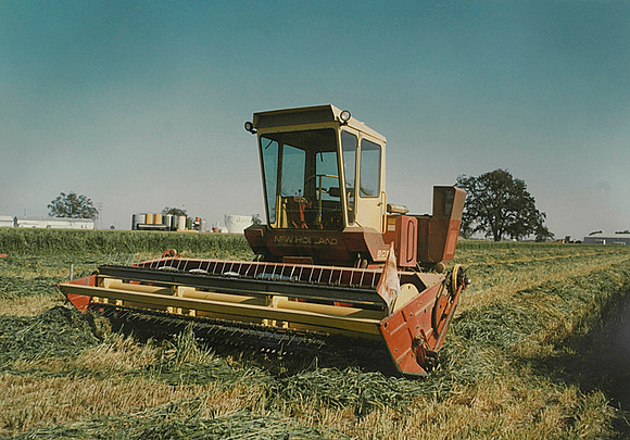 Hay Cutter, 1978, near Willows, CA.